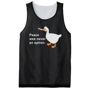 Peace Was Never An Option Mesh Reversible Basketball Jersey Tank