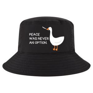 Peace Was Never An Option Angry Goose With Knife Cool Comfort Performance Bucket Hat