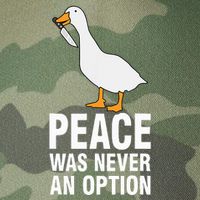 Peace Was Never An Option Geese Meme Legacy Tie Dye Trucker Hat