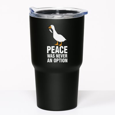 Peace Was Never An Option Geese Meme Tumbler