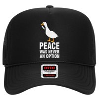 Peace Was Never An Option Geese Meme Hat