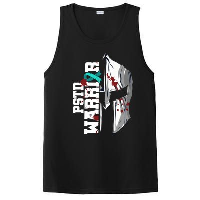 Pstd Warrior National Stress Awareness Month Helmet Gift PosiCharge Competitor Tank