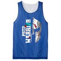 Pstd Warrior National Stress Awareness Month Helmet Gift Mesh Reversible Basketball Jersey Tank