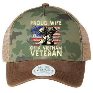 Proud Wife Of Vietnam Veteran Us Legacy Tie Dye Trucker Hat