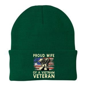 Proud Wife Of Vietnam Veteran Us Knit Cap Winter Beanie