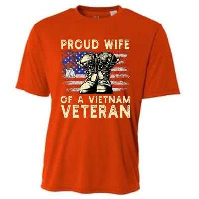 Proud Wife Of Vietnam Veteran Us Cooling Performance Crew T-Shirt