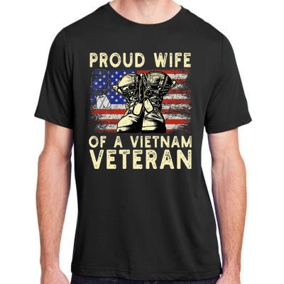 Proud Wife Of Vietnam Veteran Us Adult ChromaSoft Performance T-Shirt