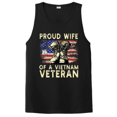 Proud Wife Of Vietnam Veteran Us PosiCharge Competitor Tank