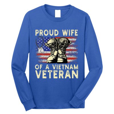 Proud Wife Of Vietnam Veteran Us Long Sleeve Shirt