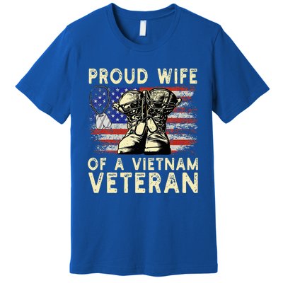 Proud Wife Of Vietnam Veteran Us Premium T-Shirt