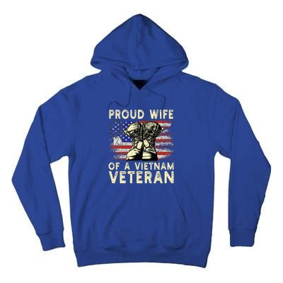 Proud Wife Of Vietnam Veteran Us Tall Hoodie