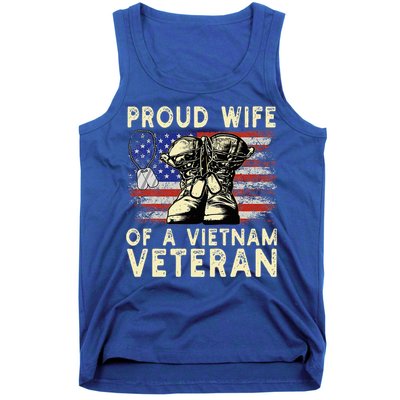 Proud Wife Of Vietnam Veteran Us Tank Top