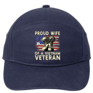 Proud Wife Of Vietnam Veteran Us 7-Panel Snapback Hat