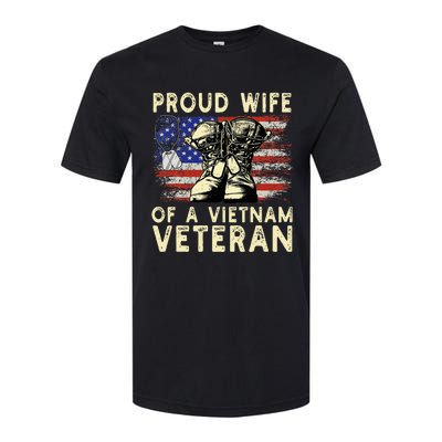 Proud Wife Of Vietnam Veteran Us Softstyle CVC T-Shirt