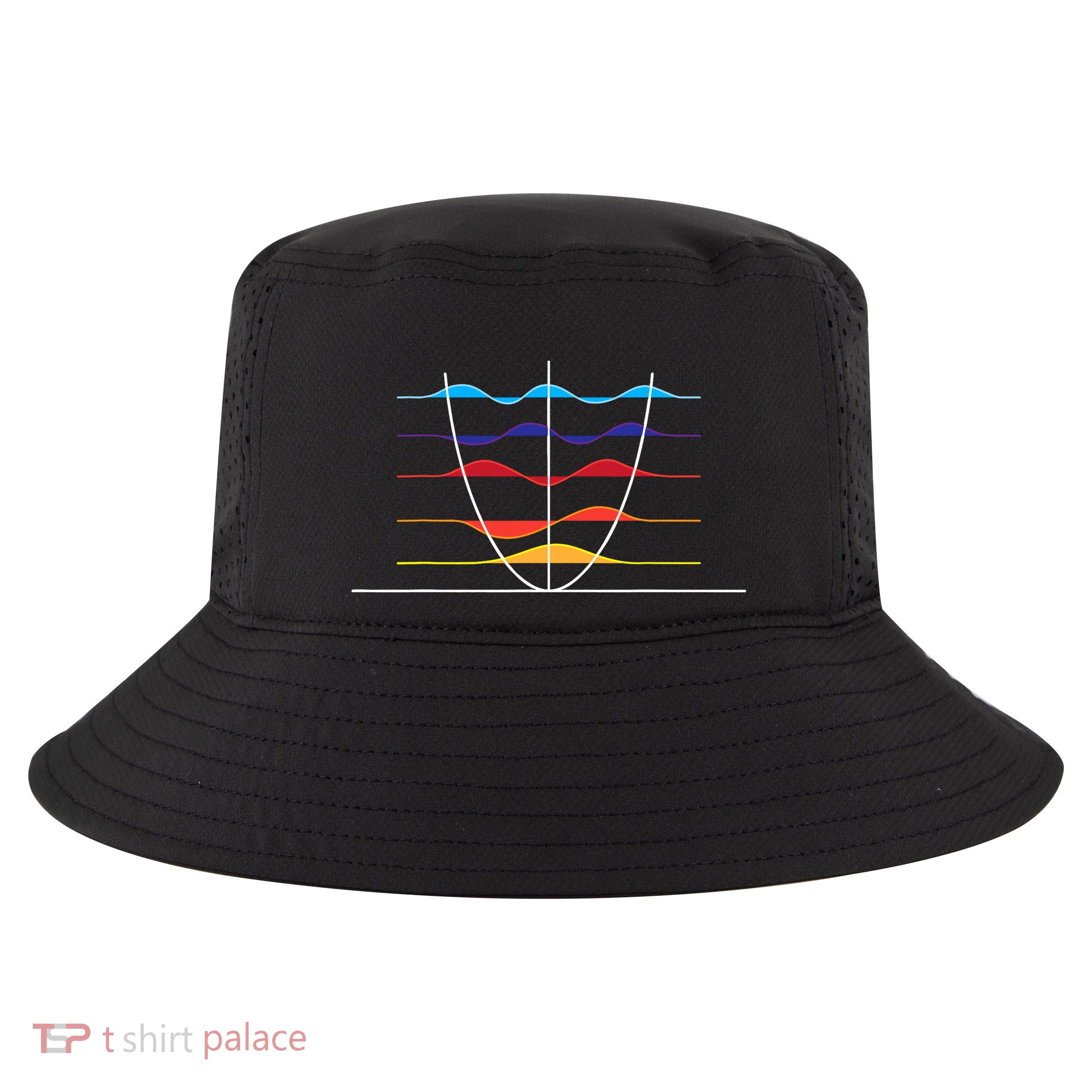 Physics Wave Overlay Waves Astrophysics Physics Cool Comfort Performance Bucket Hat