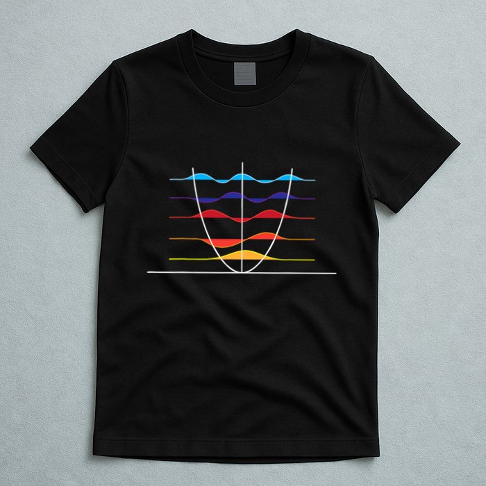 Physics Wave Overlay Waves Astrophysics Physics T-Shirt