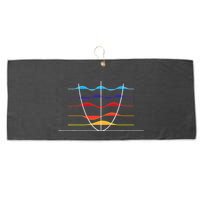 Physics Wave Overlay Waves Astrophysics Physics Large Microfiber Waffle Golf Towel