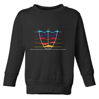 Physics Wave Overlay Waves Astrophysics Physics Toddler Sweatshirt