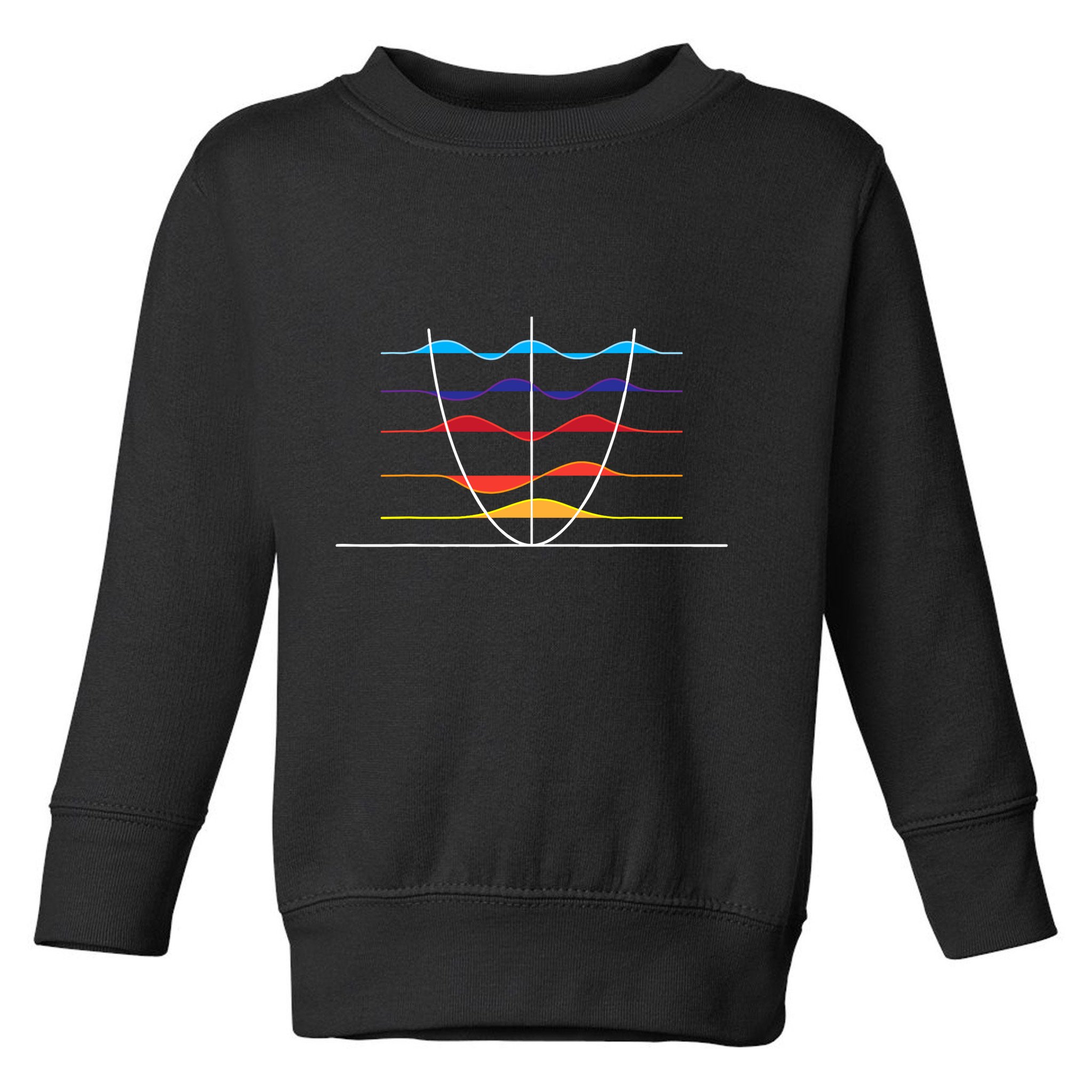 Physics Wave Overlay Waves Astrophysics Physics Toddler Sweatshirt