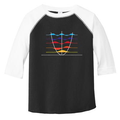 Physics Wave Overlay Waves Astrophysics Physics Toddler Fine Jersey T-Shirt
