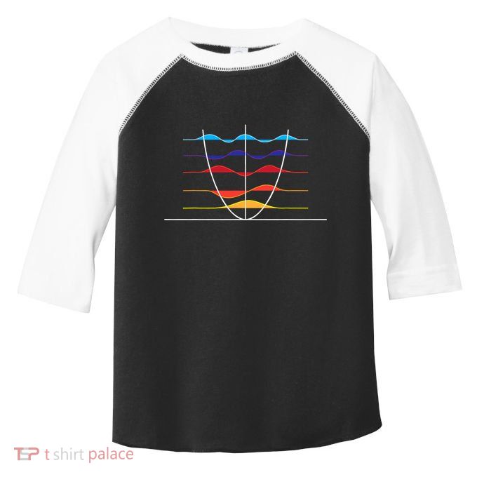 Physics Wave Overlay Waves Astrophysics Physics Toddler Fine Jersey T-Shirt