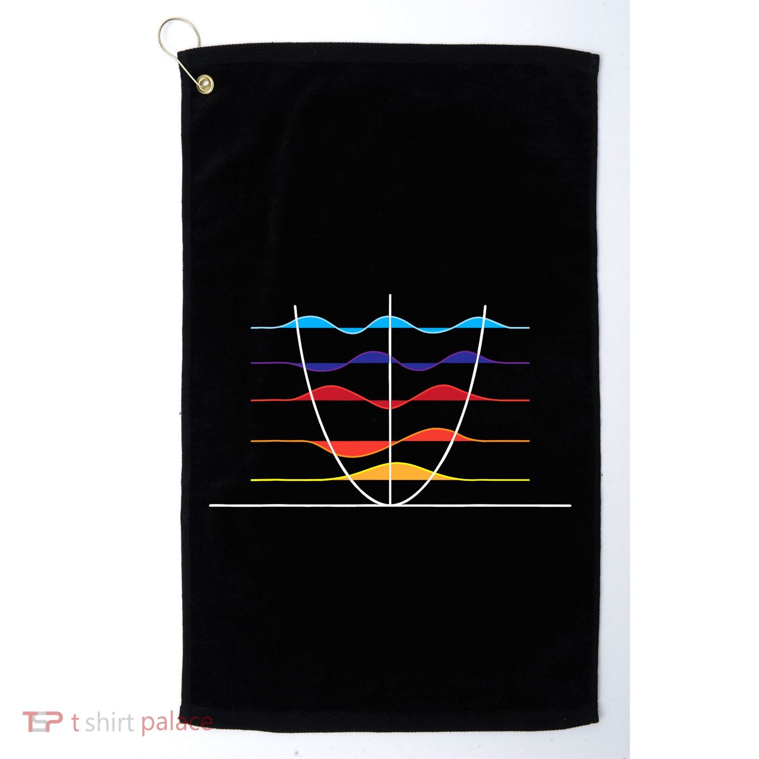 Physics Wave Overlay Waves Astrophysics Physics Golf Towel