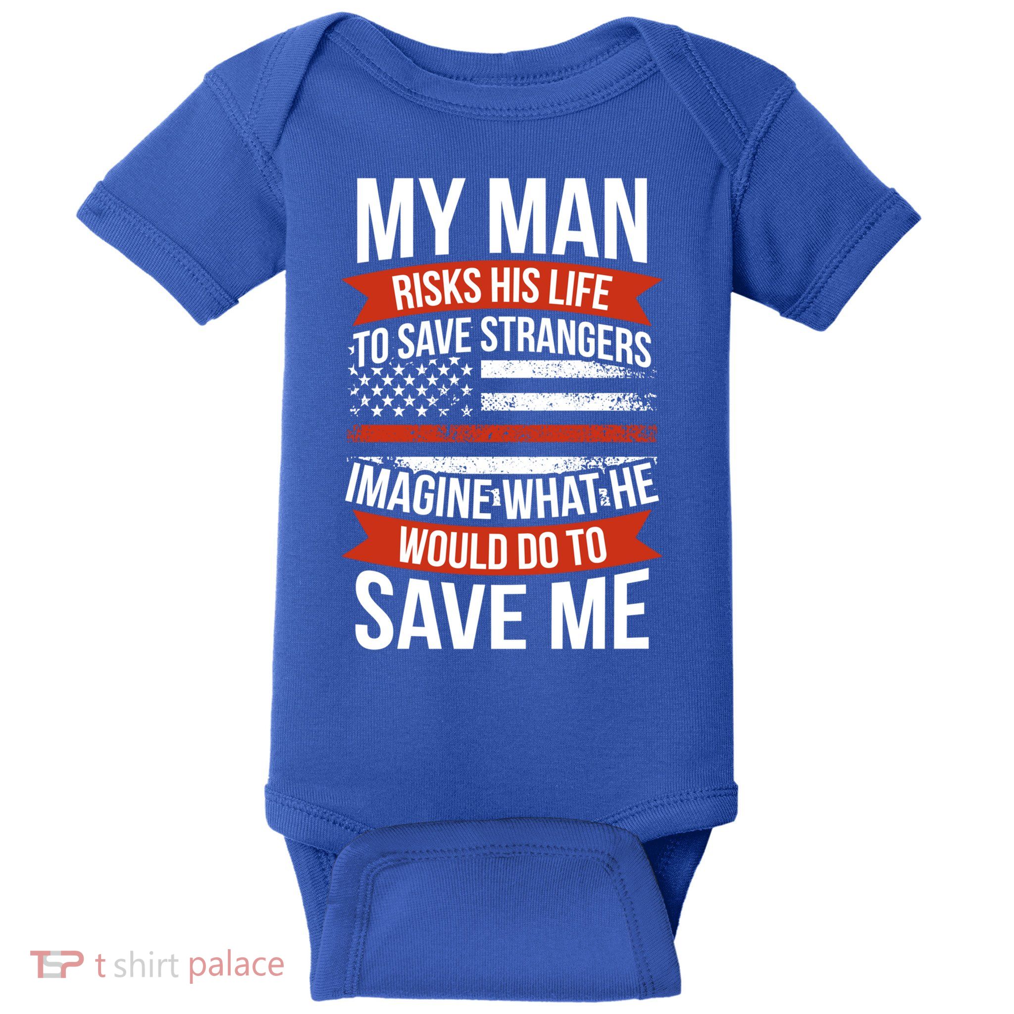 Proud Wife Of A Firefighter Fire Wife Fire Wife Gift Baby Bodysuit