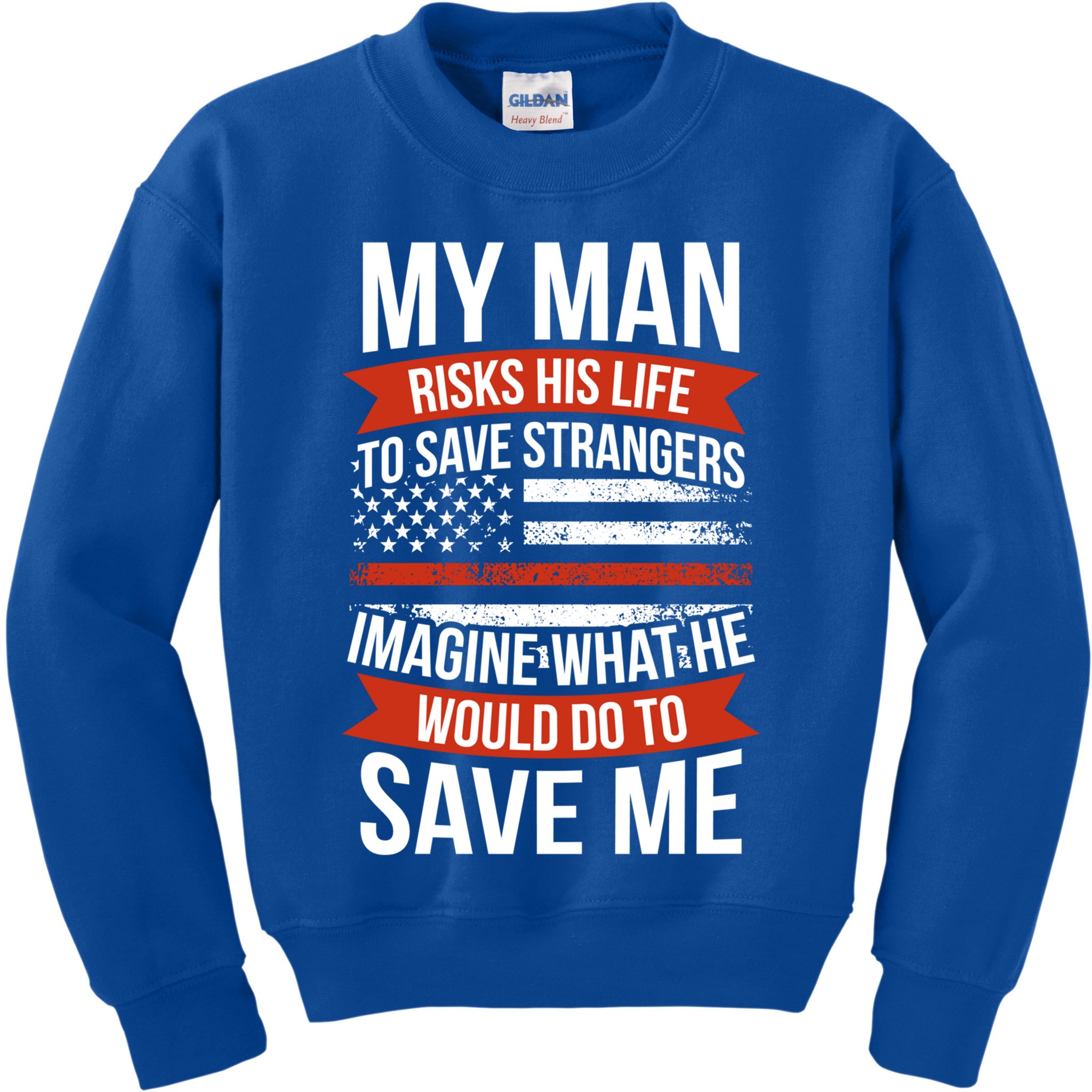 Proud Wife Of A Firefighter Fire Wife Fire Wife Gift Kids Sweatshirt