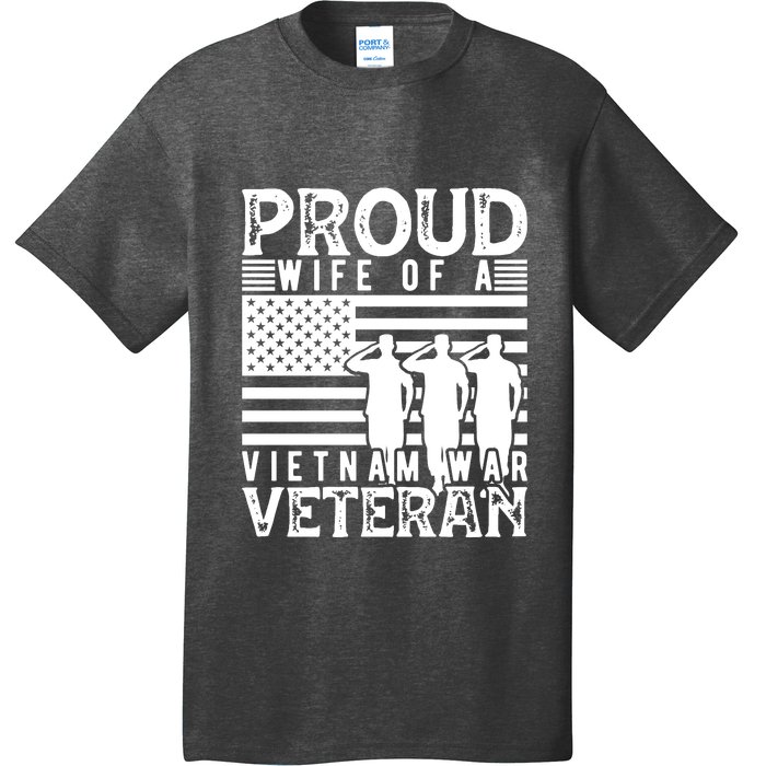 Proud Wife Of A Vietnam War Veteran Memorial Day Gift T-Shirt