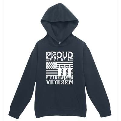 Proud Wife Of A Vietnam War Veteran Memorial Day Gift Urban Pullover Hoodie