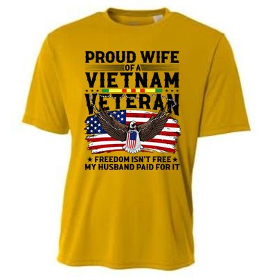 Proud Wife Of A Viet Nam Veteran Cooling Performance Crew T-Shirt