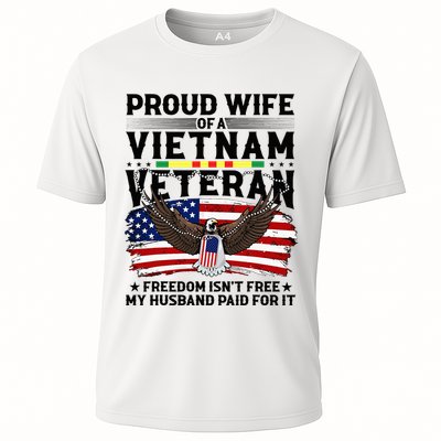 Proud Wife Of A Viet Nam Veteran Cooling Performance Crew T-Shirt