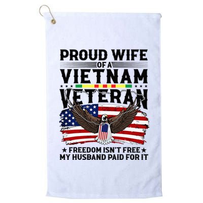 Proud Wife Of A Viet Nam Veteran Golf Towel