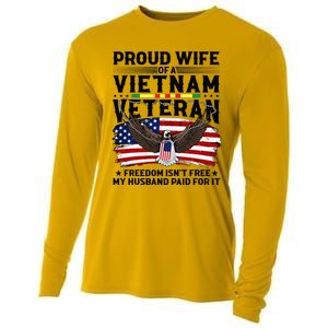 Proud Wife Of A Viet Nam Veteran Cooling Performance Long Sleeve Crew