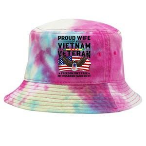 Proud Wife Of A Viet Nam Veteran Tie-Dyed Bucket Hat