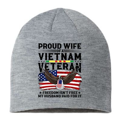 Proud Wife Of A Viet Nam Veteran Sustainable Beanie