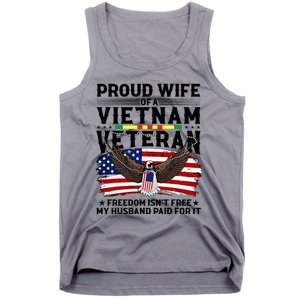 Proud Wife Of A Viet Nam Veteran Tank Top