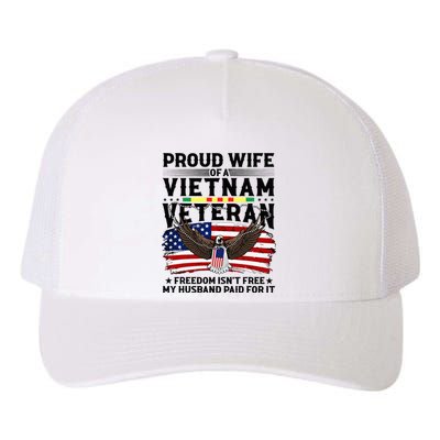 Proud Wife Of A Viet Nam Veteran Yupoong Adult 5-Panel Trucker Hat