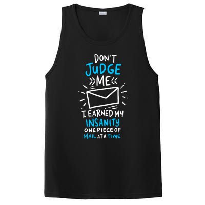 Postal Worker Or Mail Carrier Dont Judge Me PosiCharge Competitor Tank