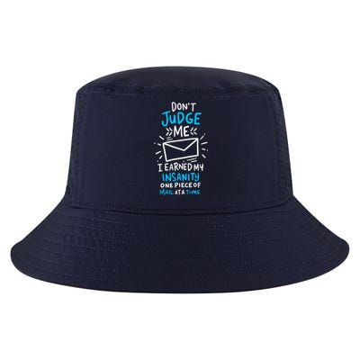 Postal Worker Or Mail Carrier Dont Judge Me Cool Comfort Performance Bucket Hat