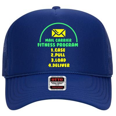 Postal Worker Outfit High Crown Mesh Back Trucker Hat