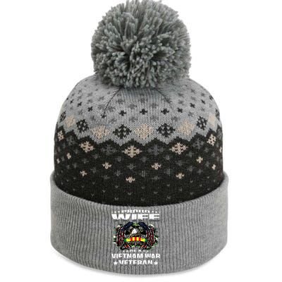 Proud Wife Of A Vietnam War Veteran Military Vets Spouse The Baniff Cuffed Pom Beanie