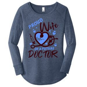 Proud Wife Of A Future Doctor Meaningful Gift Women's Perfect Tri Tunic Long Sleeve Shirt