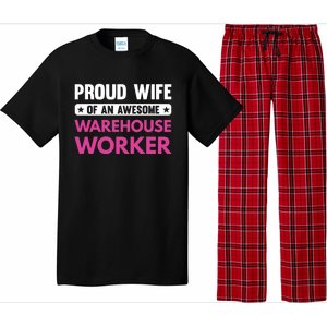 Proud Wife Of An Awesome Warehouse Worker Meaningful Gift Pajama Set