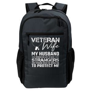 Proud Wife Of A U.S. Army Veteran, Veterans Day Gift Daily Commute Backpack