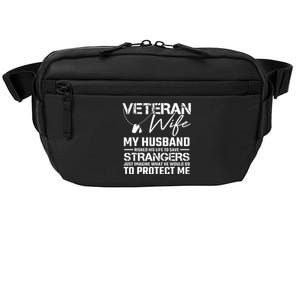 Proud Wife Of A U.S. Army Veteran, Veterans Day Gift Crossbody Pack