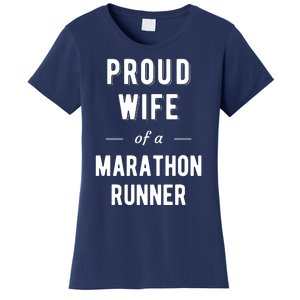 Proud Wife Of A Marathon Runner Women's T-Shirt