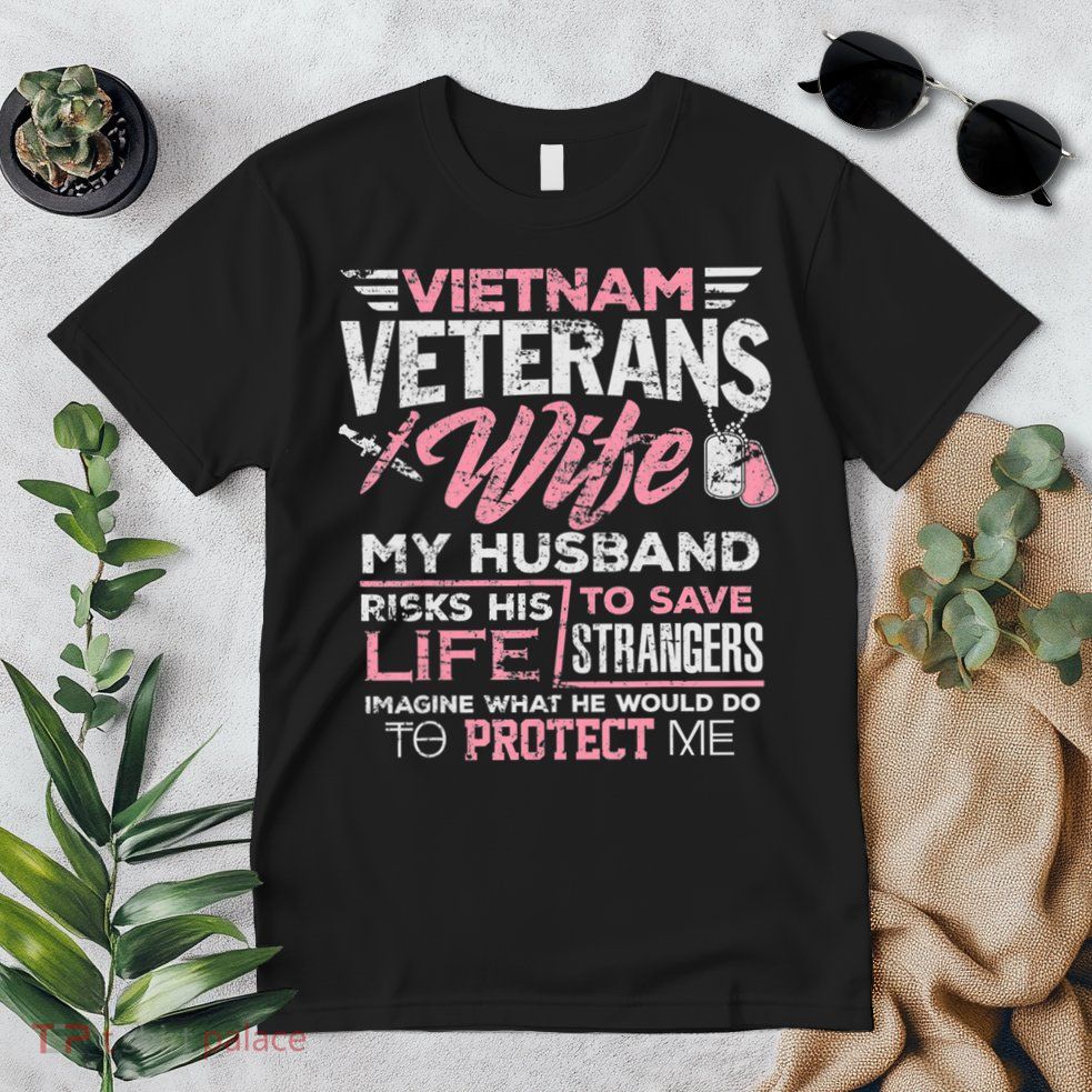 Proud Wife Of A Vietnam Veteran Premium T-Shirt