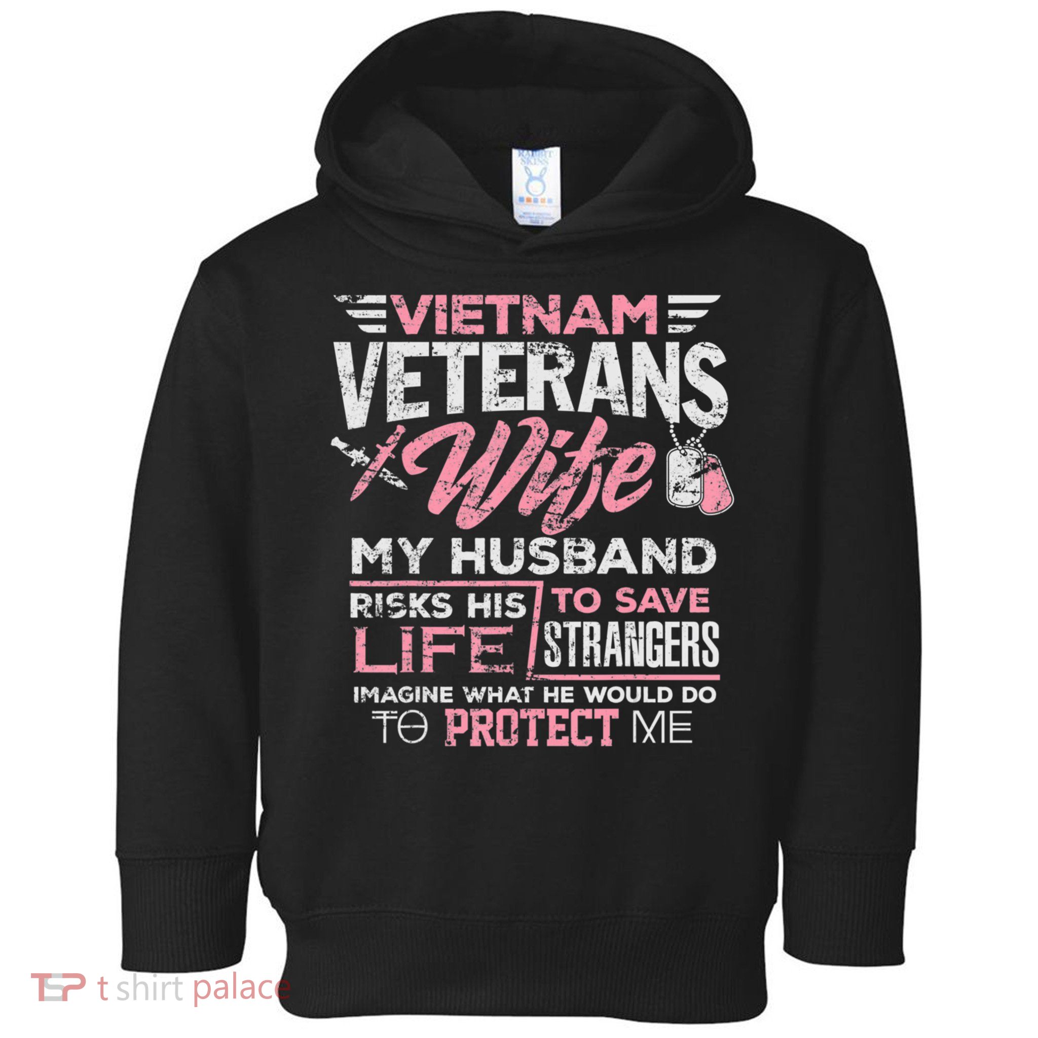 Proud Wife Of A Vietnam Veteran Toddler Hoodie