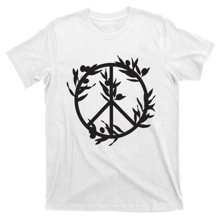 Peace With Olive Branches Fundraiser For Palestine Family T-Shirt